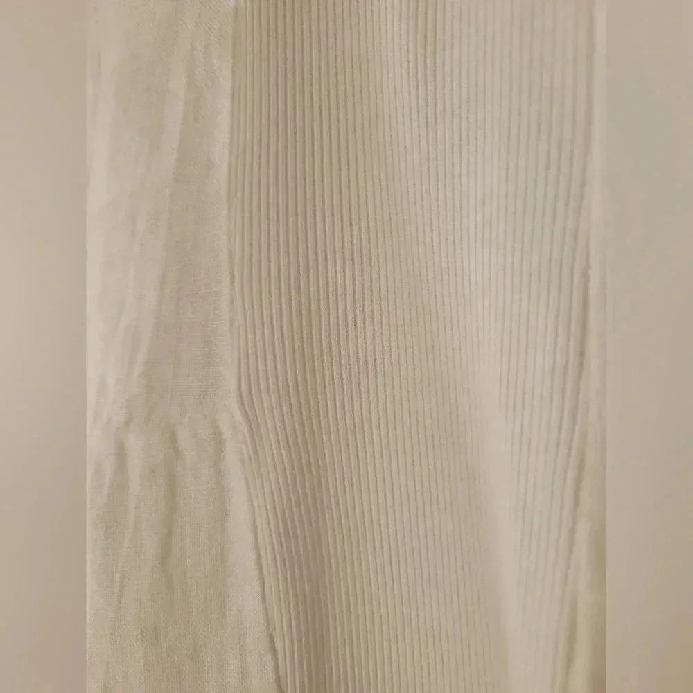 M | Sleeveless linen dress with crochet detailing, Size S - Picture 8 of 10